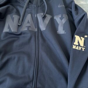 Nike Navy Full Zip hooded sweatshirt size 4X